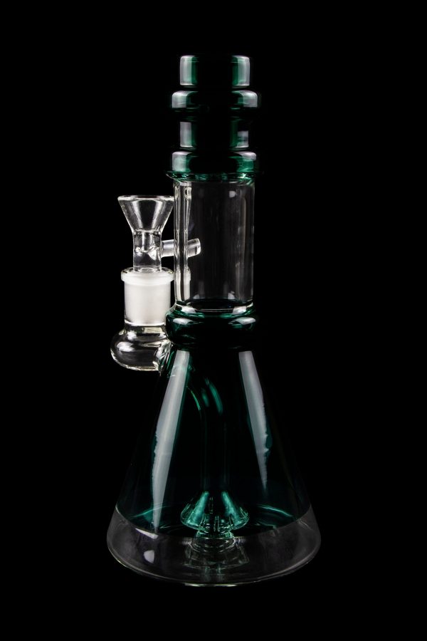 Valiant Distribution Transparent Neck Water Pipe w/ Bowl & Banger