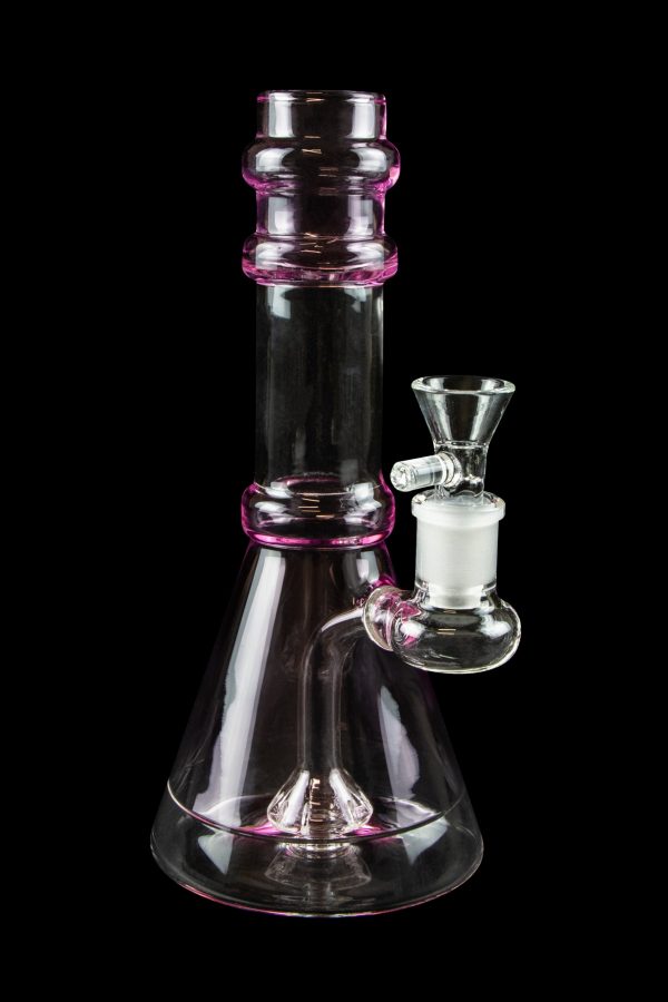 Valiant Distribution Transparent Neck Water Pipe w/ Bowl & Banger