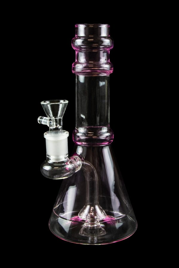 Valiant Distribution Transparent Neck Water Pipe w/ Bowl & Banger
