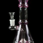 Valiant Distribution Transparent Neck Water Pipe w/ Bowl & Banger