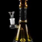 Valiant Distribution Transparent Neck Water Pipe w/ Bowl & Banger