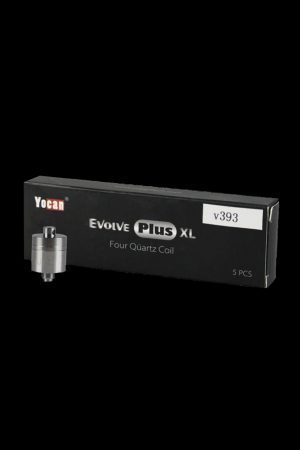 Yocan Evolve Plus XL quartz coil replacement pack with five coils.